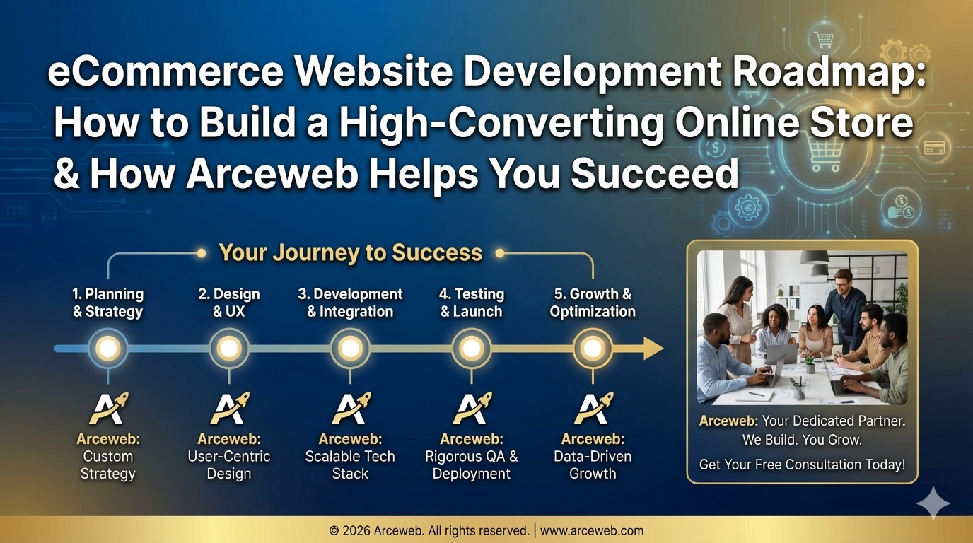 eCommerce Website Development Company in India | Arceweb
