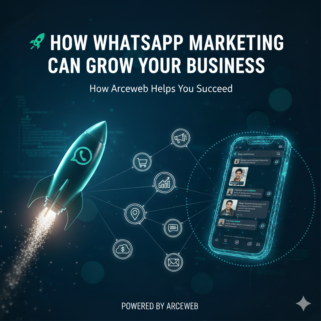 🚀 How WhatsApp Marketing Can Grow Your Business & How Arceweb Helps You Succeed